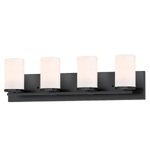 Maxim Lighting Lateral 4 - Light Vanity in  Black - 1 of 1