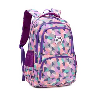 Generic Geometric Print Kids Backpack for Girls Boys School Bag Bookbags - 1 of 4