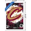 Trends International NBA Cleveland Cavaliers - Maximalist Logo 23 Framed Wall Poster Prints - 3 of 4