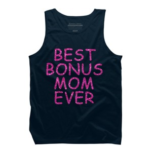 Men's Design By Humans Best Bonus Mom Ever Stepmom Love By MeowShop Tank Top - 1 of 2