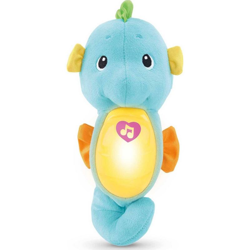 Fisher-Price Soothe N&#39; Glow Crib Toy - Seahorse Blue, 1 of 7