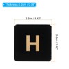 Unique Bargains Acrylic Self-Adhesive Faucets Sink  Waterproof C/H Water Label - 2 of 4
