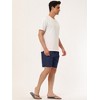 Lars Amadeus Men's Solid Beach Shorts Drawstring Surfing Mesh Lining Swimwear Board Shorts - 4 of 4