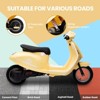Jojoka Electric Motorcycle for Big Kids, 24V 350W Ride on Moped, Max Up to 14MPH, with Rear Brake, Twist Grip Throttle & LED Light - 4 of 4