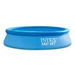Intex 8' x 24" Easy Set Round Inflatable Above Ground Pool with Filter Pump