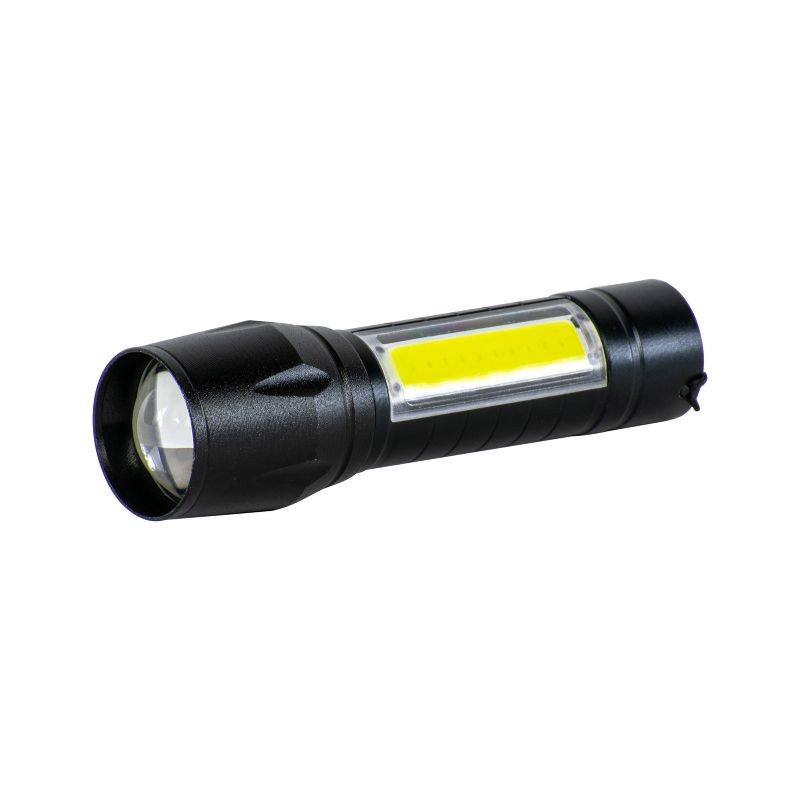 Dorcy® 100-Lumen Ultra HD Aluminum LED Rechargeable Flashlight with Area Light, 2 of 11