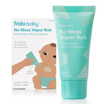 Frida Baby No-Mess Vapor Rub for Chest, Neck, and Back - Soothing Eucalyptus & Lavender