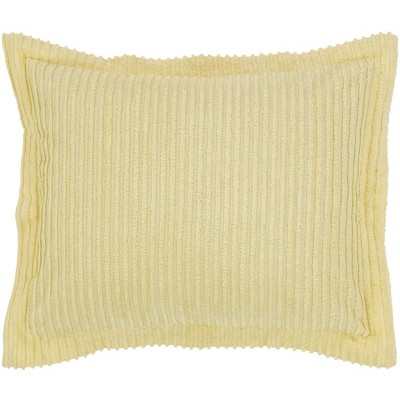 Jullian Yellow Cotton Chenille Tufted Standard Sham