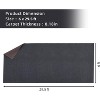 6 Ft x 29.5 Ft Boat Carpet, Marine Carpeting with Soft Cut Pile and Water-Proof TPR Backing, Carpet Roll for Home, Patio, Black - 2 of 4