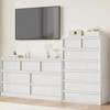 Whizmax 7 Drawer Dresser Tall for Bedroom, Modern 7 Chest of Drawers with Large Storage, White Dresser Organizer for Living Room, Nursery, Entryway - 4 of 4