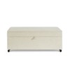 VYNXARIA Ivory Large with Storage, Modular, Wheels Modern Comfortable Sofa Ottoman - 4 of 4