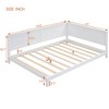 ALEXOUN Wood Day Bed Frames with Solid Wood Slat Support,and Arm & Back for Toddlers Kids Teens Adults Easy Assemble - 3 of 4