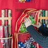 Holiday Hanging Gift Wrap Organizer with 4 Front Pockets - Simplify - image 3 of 4