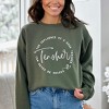 Simply Sage Market Women's Graphic Sweatshirt Influence Of A Good Teacher Circle - image 2 of 3