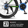 NAYSAYE Bicycles 26 Inch Mountain Bike 21 Speeds Mechanical Disc Brakes for Off Road Adventures, Green, 71"*25"*39.3" - 4 of 4