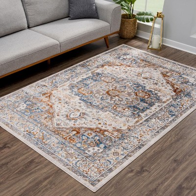 Luxe Weavers Moroccan Floral Bohemian Indoor Area Rug
