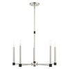 Livex Lighting Karlstad 5 - Light Chandelier in  Brushed Nickel - 3 of 4