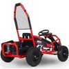 MotoTec Mud Monster Kids Electric 48v 1000w Go Kart Full Suspension Red - 3 of 4