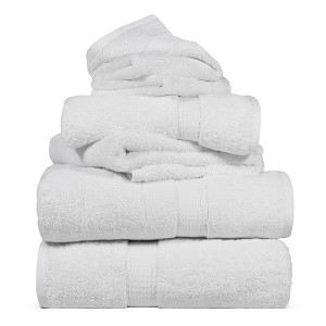 Luxury Egyptian Cotton Heavyweight Ultra-Plush Towel Set by Blue Nile Mills - 1 of 4