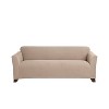 Stretch Morgan Sofa Slipcover Khaki - Sure Fit: Elastic Knit, Protective Furniture Cover - 2 of 2