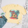 Simply Sage Market Women's Summer Vibes Vintage Short Sleeve Relaxed Fit Cropped Tee - 3 of 3