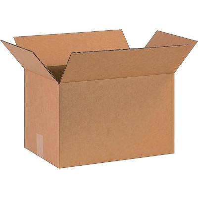 The Packaging Wholesalers 16x10x10 Shipping Boxes 32 ECT Brown 25/Bundle BS161010