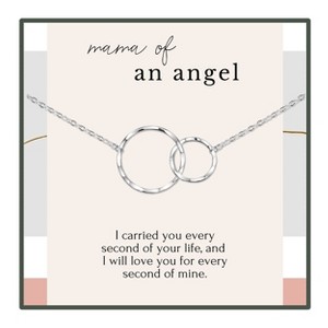 HOPE LOVE SHINE Miscarriage Gift for Mom 2 Ring Necklace Gold Sterling Silver – Mama of an Angel, Baby Loss Remembrance Jewelry - 1 of 4