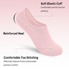 SERISIMPLE Women No Show Thin Womens Viscose Bamboo Socks Low Cut Invisible Non Slip with Grips Socks 6 Pairs - 2 of 4