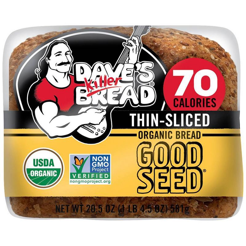 Dave&#39;s Killer Bread Organic Thin Sliced Good Seed Bread - 20.5oz, 5 of 12