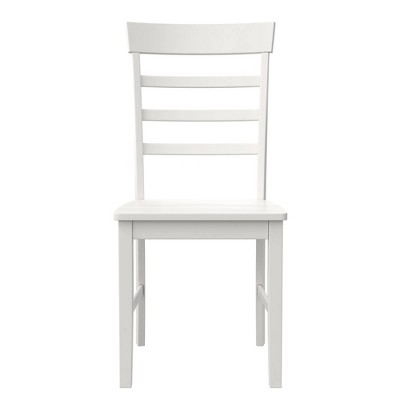 White 3-Piece Drop Leaf Dining Set with Chairs