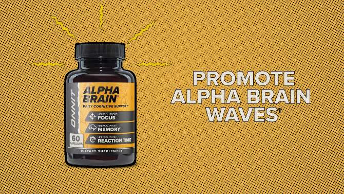 Onnit Alpha Brain Nootropic Brain Health Supplement - 30ct, 2 of 5, play video