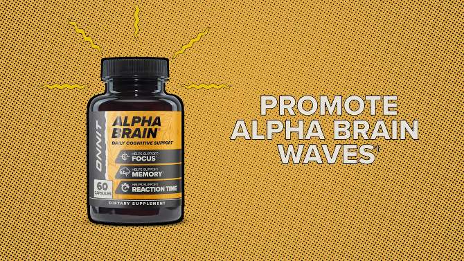 Onnit Alpha Brain Nootropic Brain Health Supplement - 60ct, 2 of 5, play video