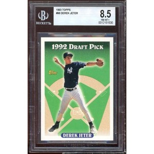 Derek Jeter Rookie Card 1993 Topps #98 BGS 8.5 - 1 of 2