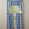 Park Designs China Blue Buffalo Check Swag 36"L - 2 of 3