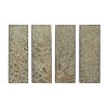 Metal Tree Wall Decor with Embossed Design Set of 4 Brown - Olivia & May - 2 of 4