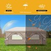 KTMBDW 10' x 20' Pop Up Canopy Tent, Heavy Duty Instant Sun Shelter, Large Tents for Parties with Carry Bag for Outdoor, Garden - 2 of 4