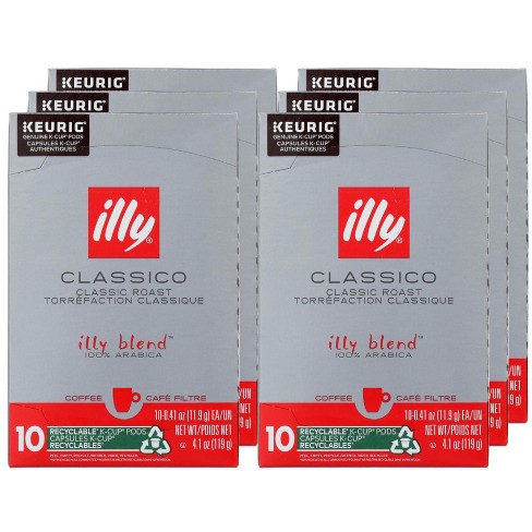 illy Classico Lungo Single Serve Espresso Pods - 18/Box