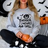 Simply Sage Market Women's Graphic Sweatshirt Horror Movies and Chill - 2 of 4