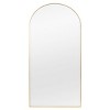 71"Hx31"W Large Arch Mirror Full Length,Arched Mirror Oversize Rectangle With Arch-Crowned Top With Aluminum Frame Leaning Floor Mirrors-The Pop Home - 4 of 4