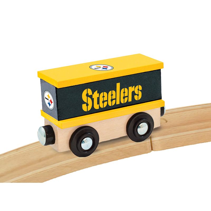 MasterPieces Wood Train Box Car - NFL Pittsburgh Steelers, 5 of 6