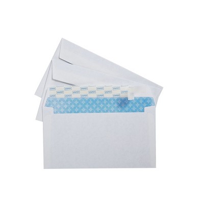 Staples EasyClose Security-Tint #6-3/4" Envelopes 100/Box 50313