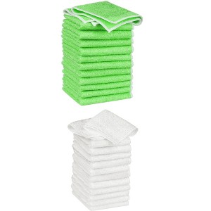 Unique Bargains Absorbent Microfiber Kitchen Towel 24 Pcs - 1 of 4