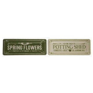 Transpac Metal Wall Decor Set of 2 Home Decorations Spring - 1 of 1