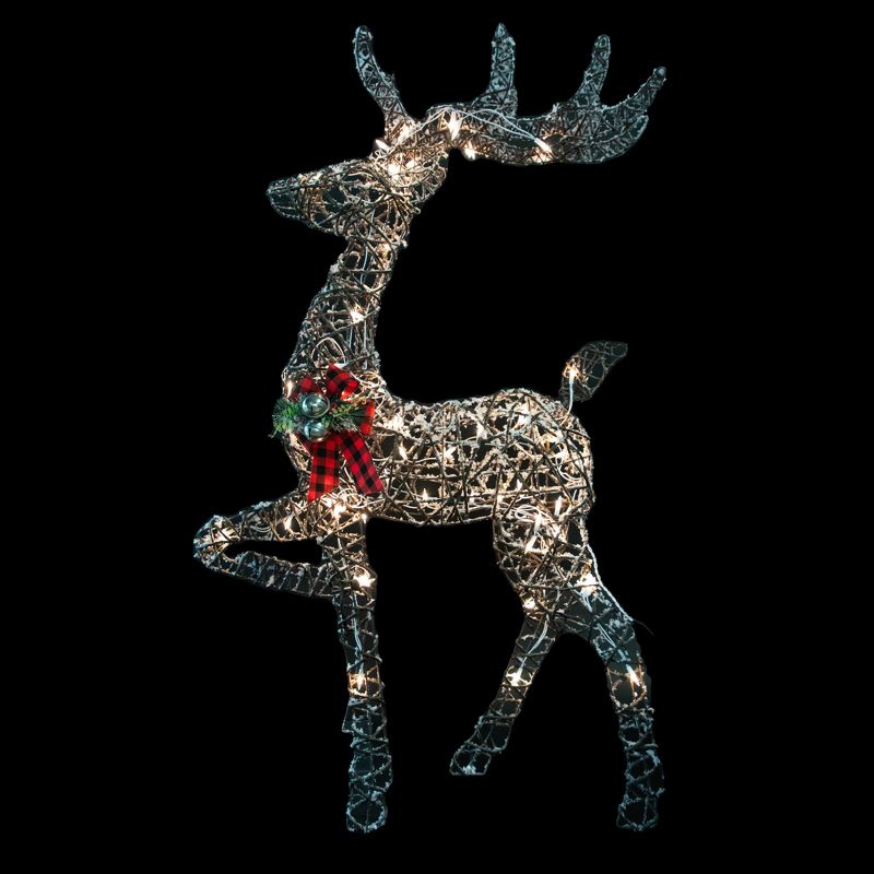 Northlight 60.25" Lighted Reindeer Stag Christmas Decoration, 3 of 8