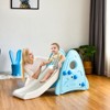Safstar Freestanding Baby Slide Indoor First Play Climber Slide Set for Boys Girls Blue - 3 of 4