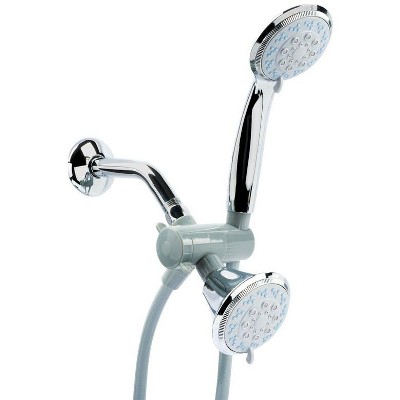 OakBrook Chrome PVC 3 settings Showerhead Combo 1.8 gpm
