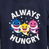 Boys' - Baby Shark - Always Hungry Graphic Long Sleeve Fleece Sweatshirt - 2 of 4