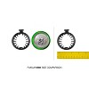 Mini 2.5 Inch Hair Clamps for Big Hair - Painless, Damage-Free Styling Tool - 1 Piece - PuffCuff - 4 of 4