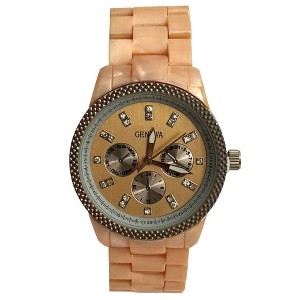 Olivia Pratt Tortoise Acrylic Band Women Watch - 1 of 3