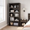 3-5 Tier Bookcase, Farmhouse Book Shelf with Storage Open Display Bookshelves,  Low Book Case Wooden 3-5 Shelf Bookcase Home Decor Furniture - 4 of 4